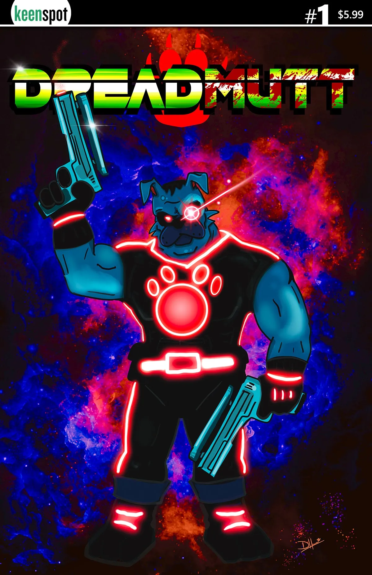 DREADMUTT #1 COVER D DEE HAUSNER VARIANT