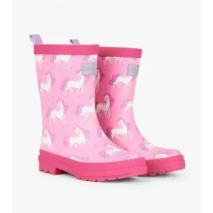Hatley Unicorn Doodles Matte Rain Boots