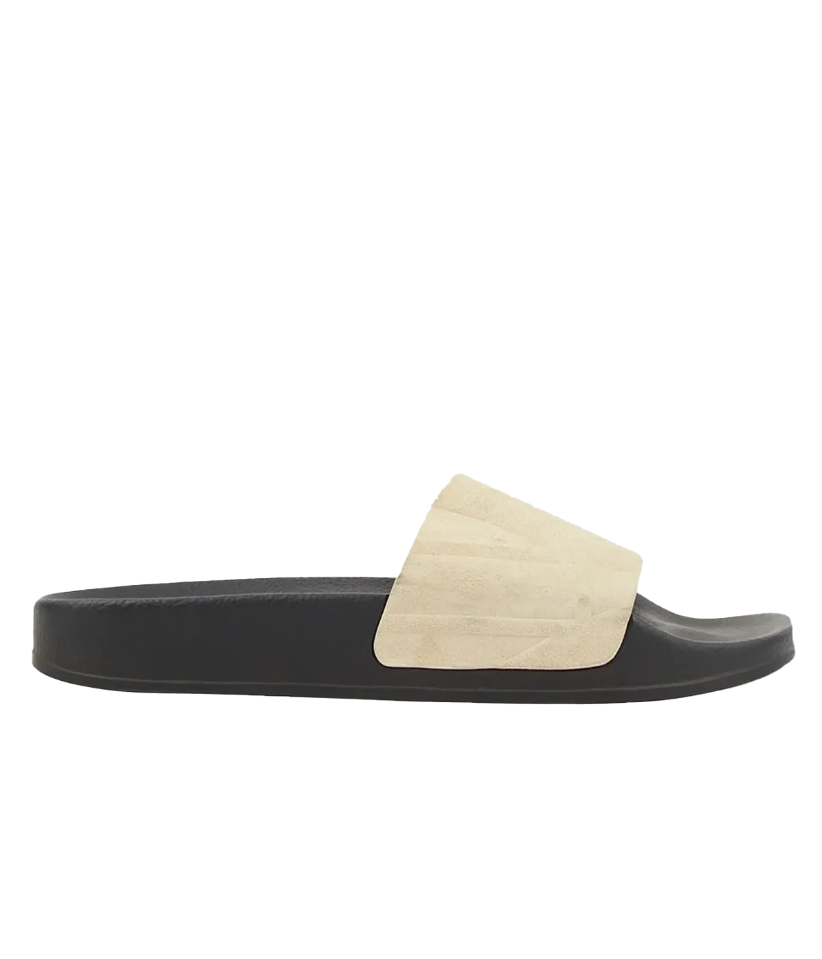 Humberto Suede Slides in Sand Dune