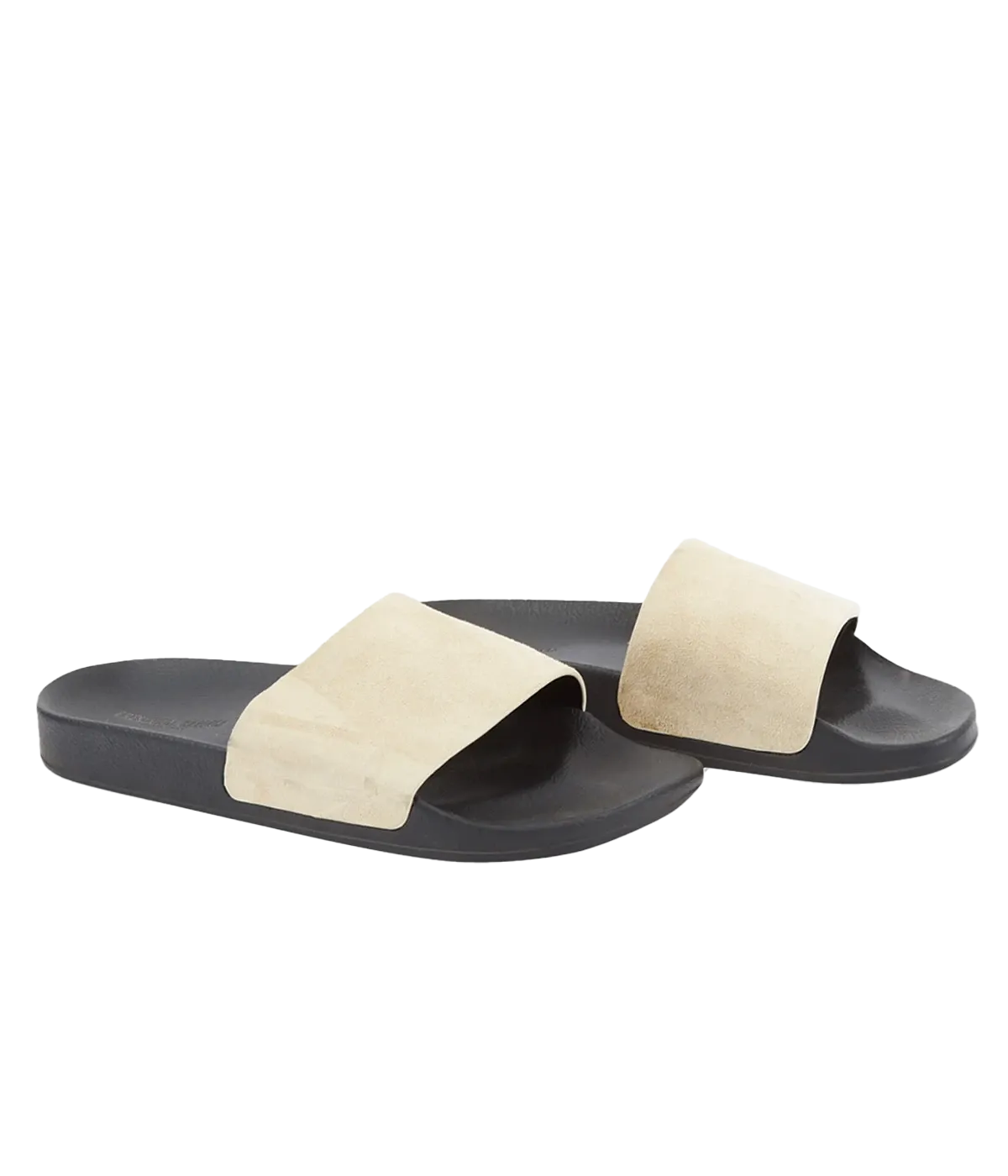 Humberto Suede Slides in Sand Dune