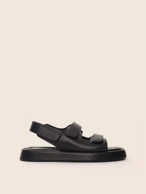 Imperfect Murcia Black Sandal