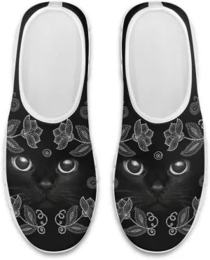 JoyLamoria Womens Floral Skull Print Low Top Lightweight Walking Shoes Girls Go Easy Travel Shoes Art Comfy Sneakers