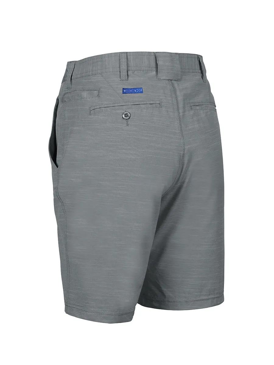 Men's Flat Front Travel 4-Way Stretch Technology Short - Caicos