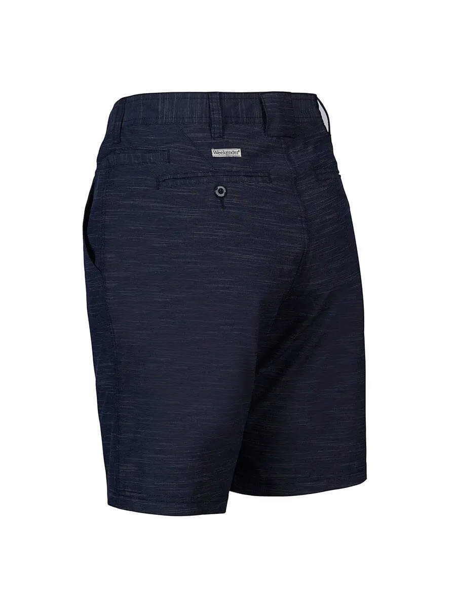 Men's Flat Front Travel 4-Way Stretch Technology Short - Caicos