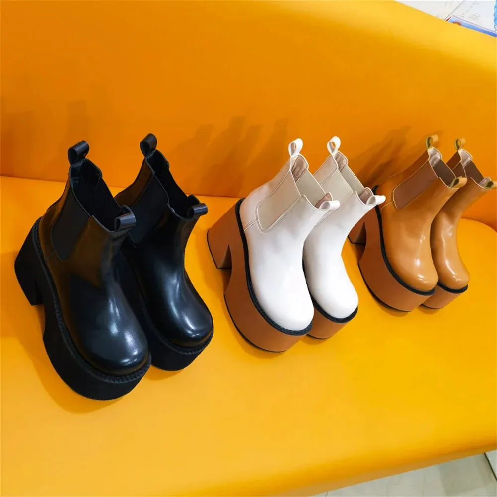 Pre Order:  Chunky High Platform Ankle Boots