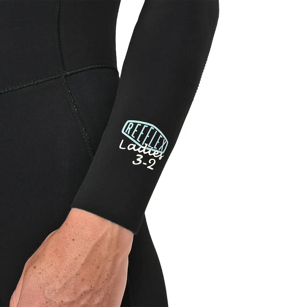 REEFLEX LADIES ECLIPSE CHEST ZIP 3/2MM SEALED STEAMER 2022