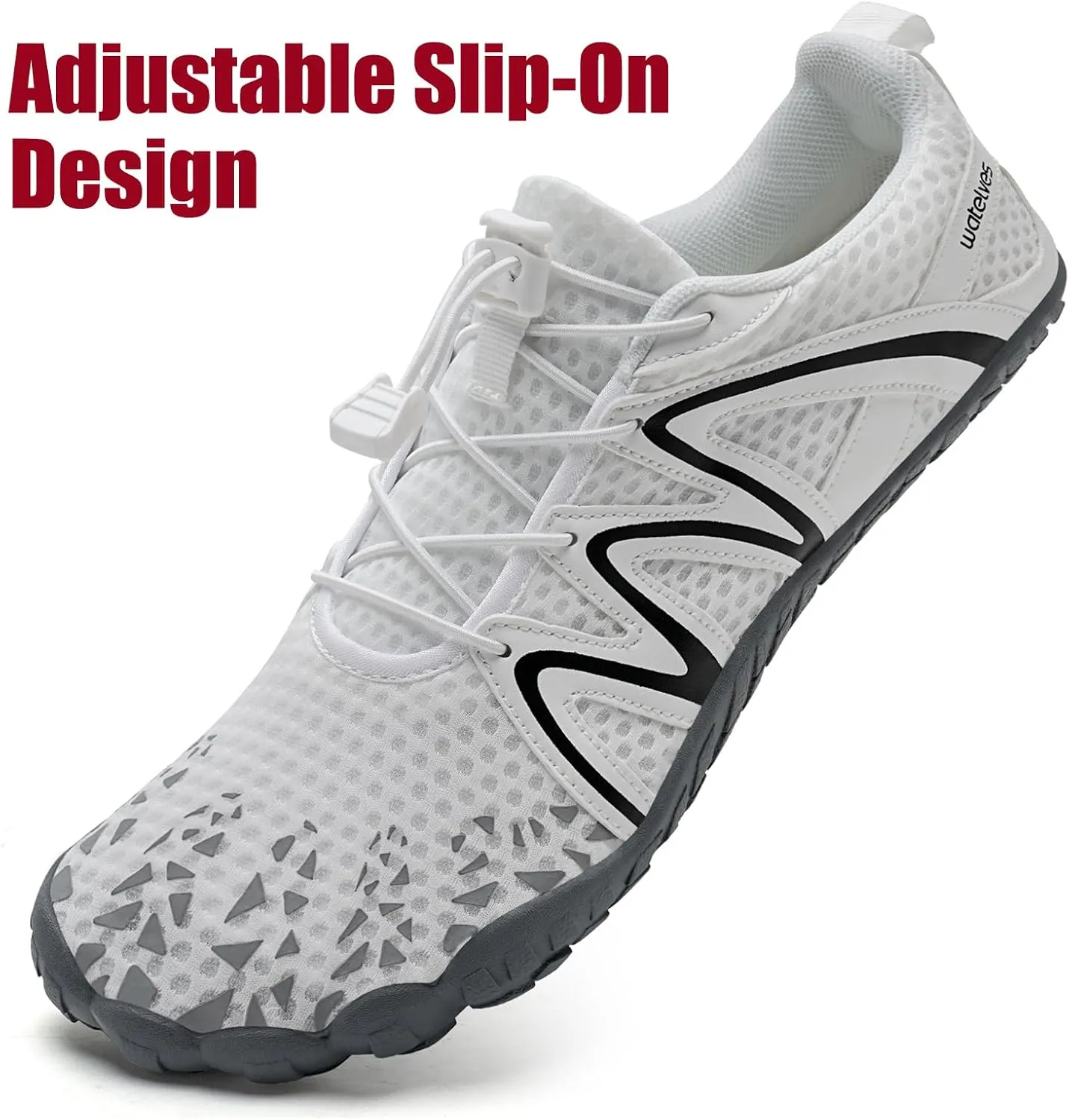WateLves Water Shoes for Women Men Barefoot Quick Dry Beach Aqua Sock Outdoor Swimming Pool Minimalist Walking Shoes for Kayaking Surfing Hiking