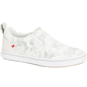 Xtratuf Womens Canvas Sharkbyte Deck Shoe - White Camo