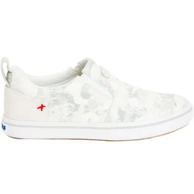 Xtratuf Womens Canvas Sharkbyte Deck Shoe - White Camo